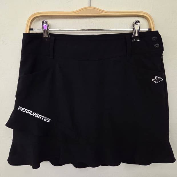 PEARLY GATES 블랙 골프 스커트 2사이즈