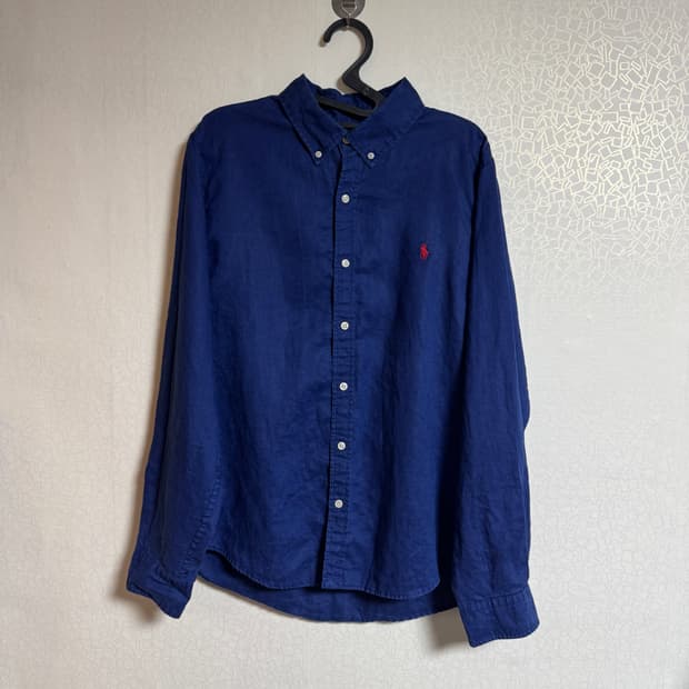 폴로 네이비 린넨셔츠 팝니다