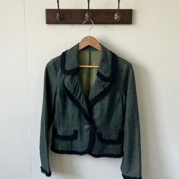 Japan vtg 레이스 자켓