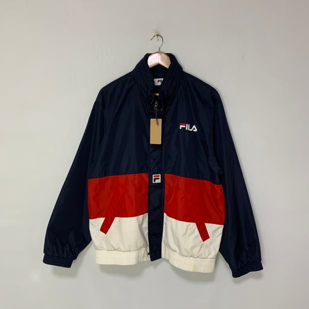 휠라 필라 빈티지 바람막이 자켓 XL 남녀공용