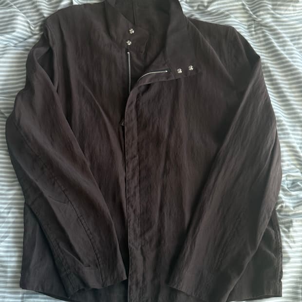 [해칭룸] High Neck Shirket Burgundy 자켓