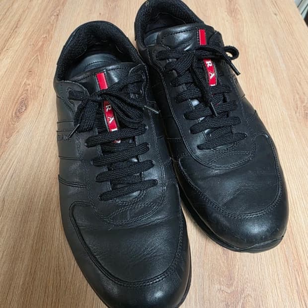 [프라다/스포츠] 블랙 스니커즈 / 올블랙 270