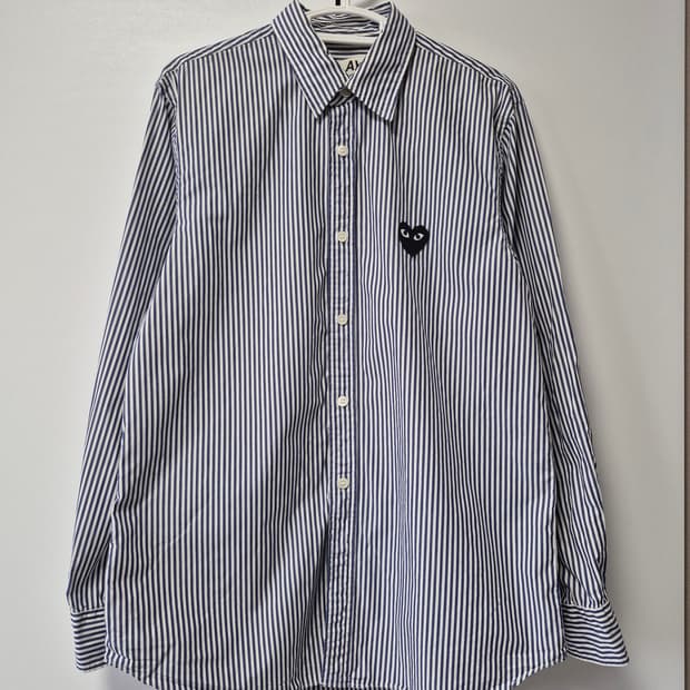 꼼데가르송 스트라이프 셔츠 S사이즈