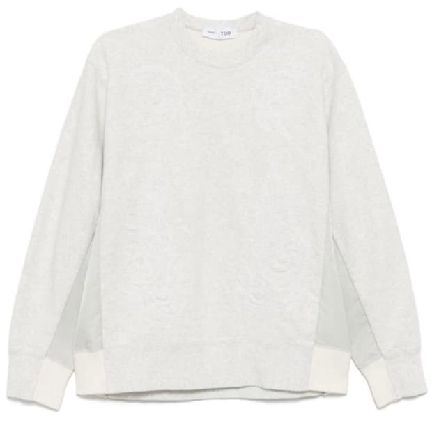 TOGA TOO 토가 투 엠브로이더리 스웨트셔츠