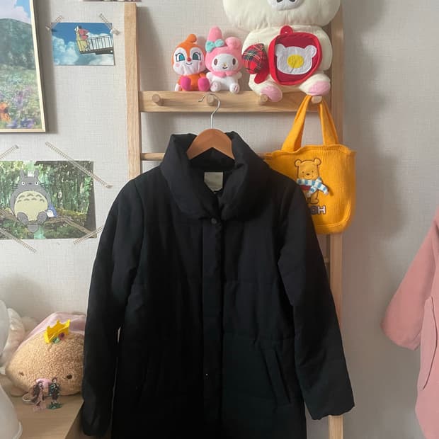 모리걸 빈티지 어스뮤직 롱패딩