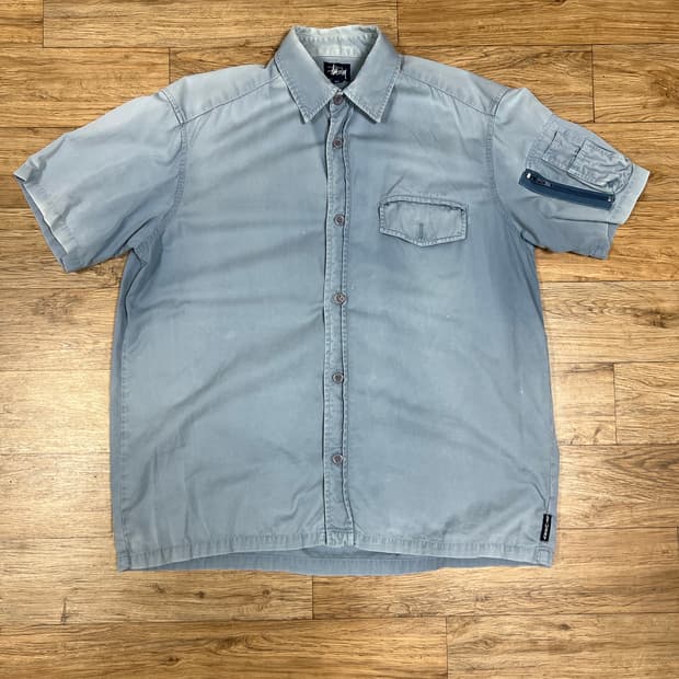 Rare) 90s stussy 반팔 셔츠