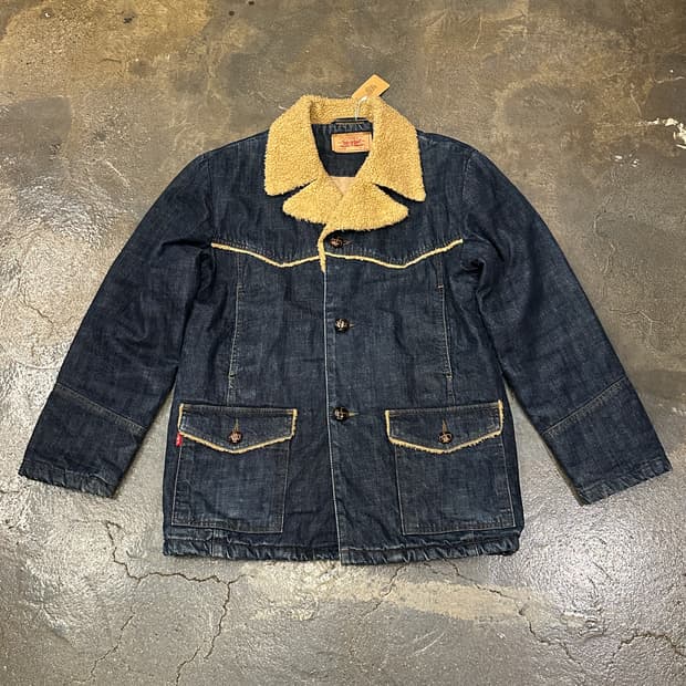 리바이스 70534 데님 쉐르파 자켓 L