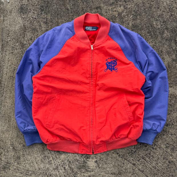 [L] 90s Polo 폴로 랄프로렌 블루종 자켓