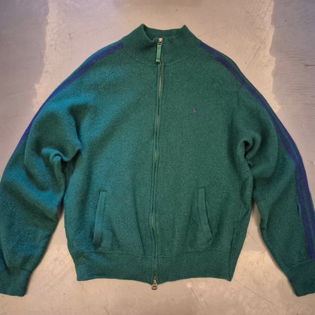 00s 폴로랄프로렌 메리노울 짚업 니트