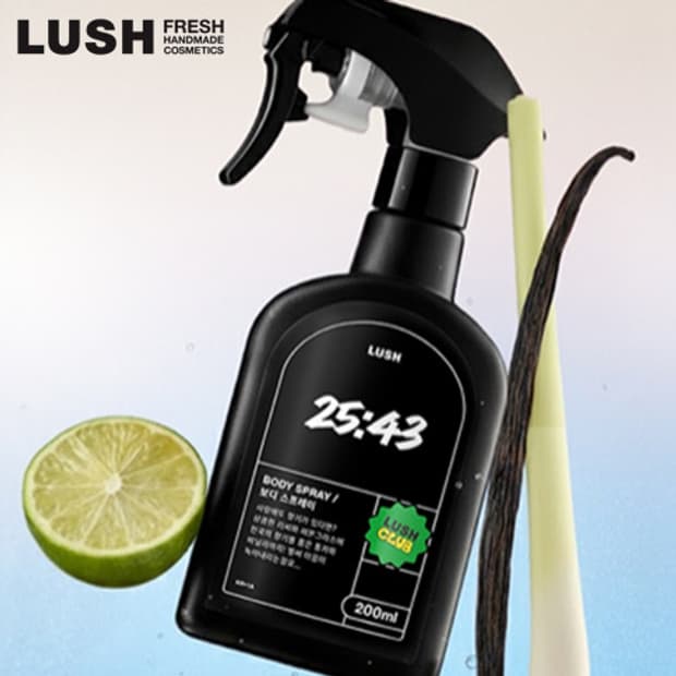 [정품] LUSH 러쉬 25 43 리미티드 한정판 바디스프레이(새제품)