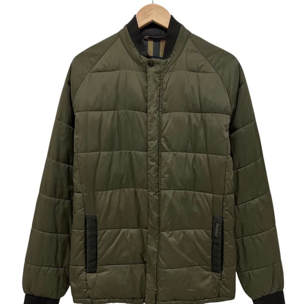 바버 화이버다운 경량패딩 카키 (L) 
