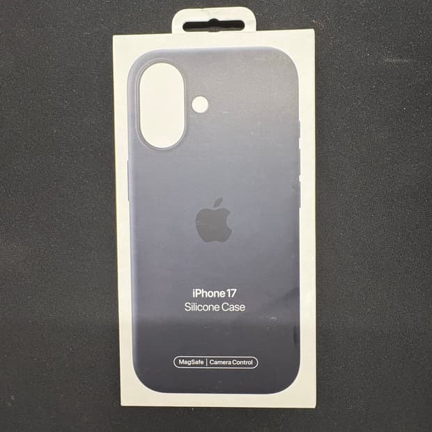 Apple 정품 아이폰17 맥세이프 실리콘 케이스 블랙