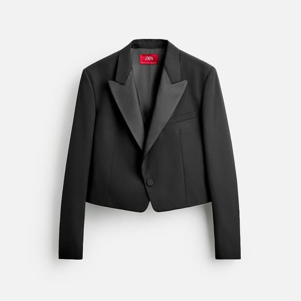 자라X해리 램버트 콜라보 샤틴블레이저