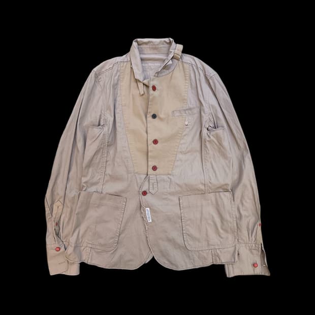 언더커버 하이브리드 셔츠 재킷