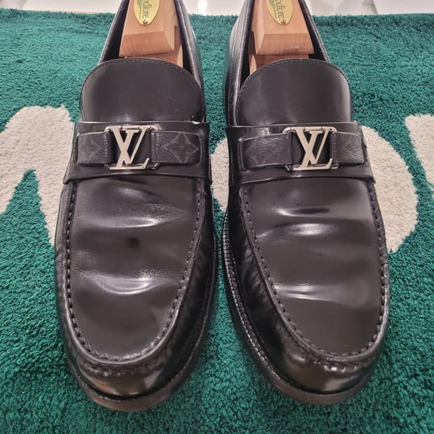 👞 루이비통 메이저 로퍼 블랙 (모노그램 이클립스) - 8.5 사이즈