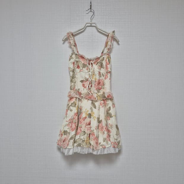 리즈리사 초고전템 히메갸루 한정판 파티원피스 플로럴