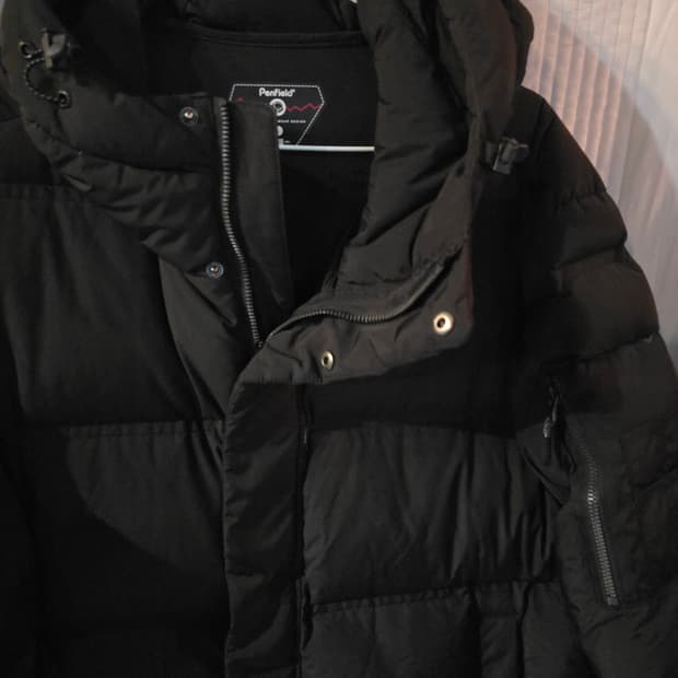 펜필드 거위털 롱패딩