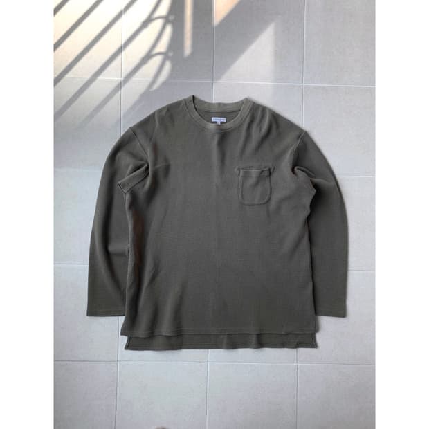 Engineered garments waffle long sleeve