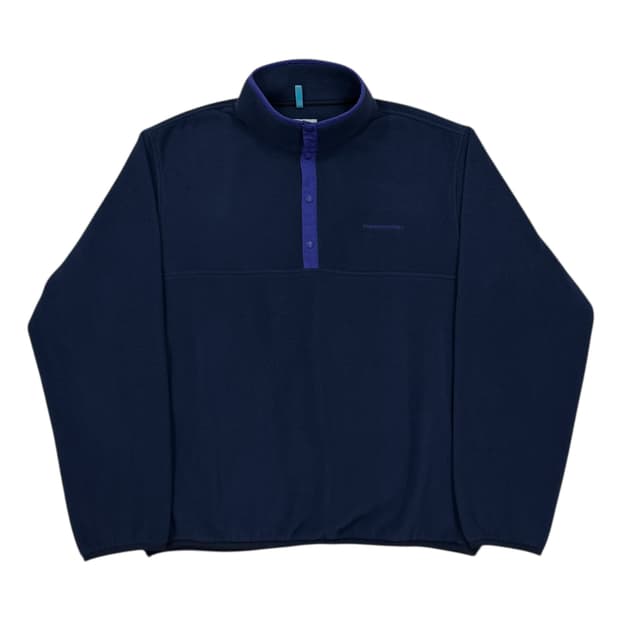 디스이즈네버댓 플리스 풀오버 신칠라 맨투맨 네이비 퍼플 L