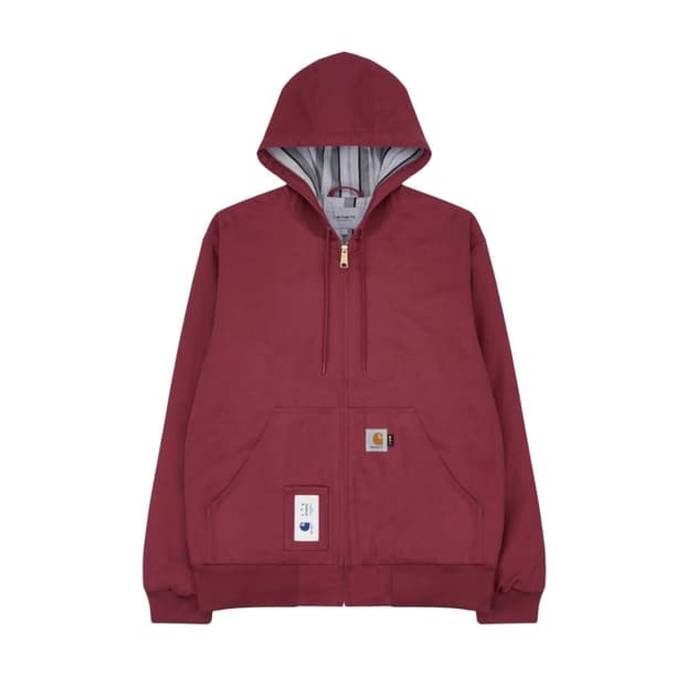 칼하트 x 아이앱 스튜디오 OG 액티브 자켓 레드 S