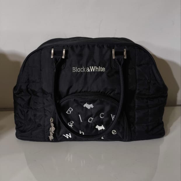 블랙앤화이트 보스턴백 골프가방 여행가방
