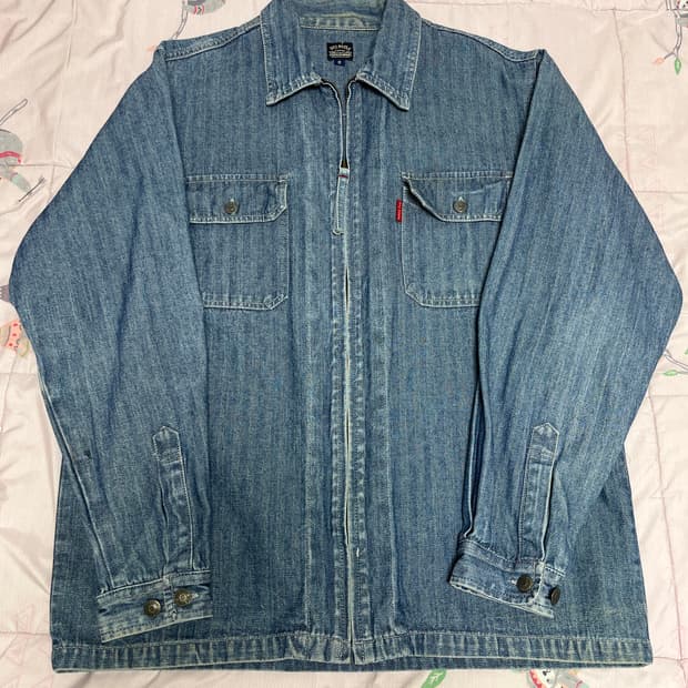 Dog House 데님 셔츠 자켓 