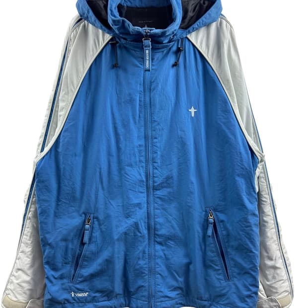 아노깔 서브컬쳐 패딩 점퍼 자켓 일본 빈티지 파랑 블루 JPN 져지