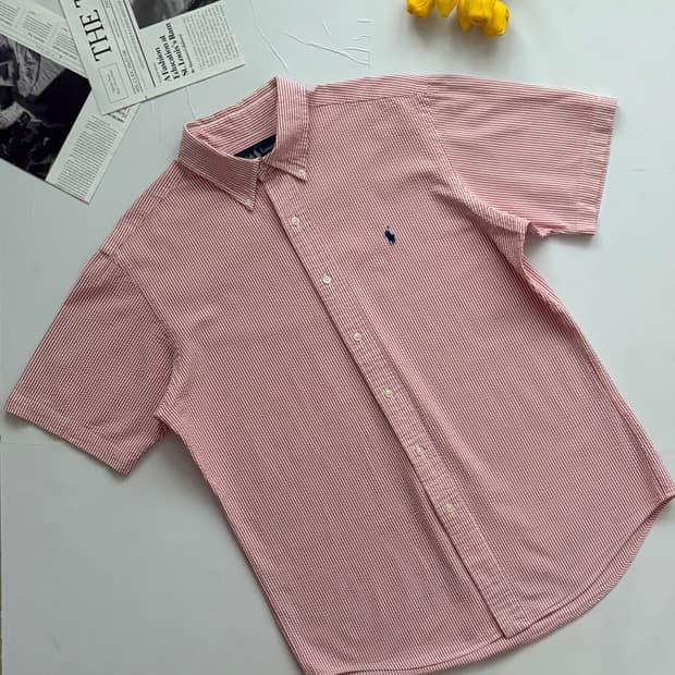 Polo 폴로랄프로렌 시어서커 반팔 셔츠