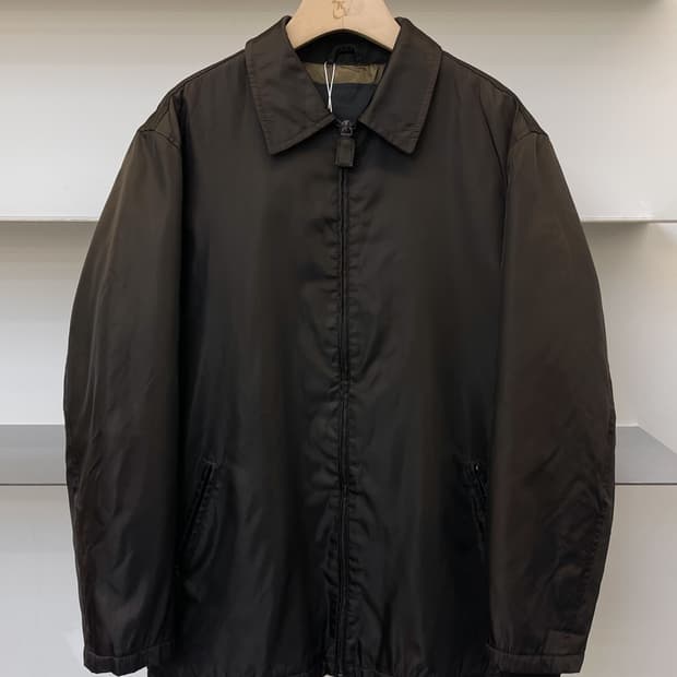 프라다 브라운 나일론 집 자켓