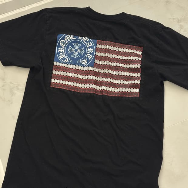 크롬하츠 성조기 반팔