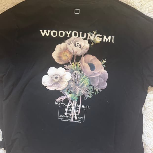 우영미 플라워 반팔티