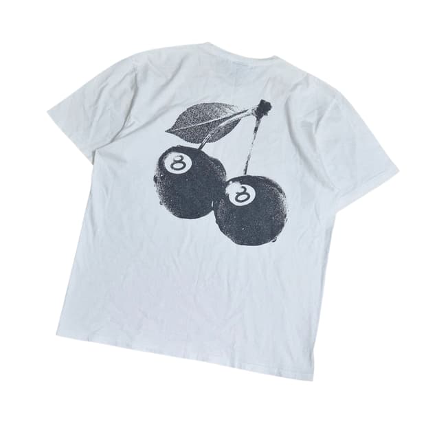 스투시 체리 8볼 반팔티