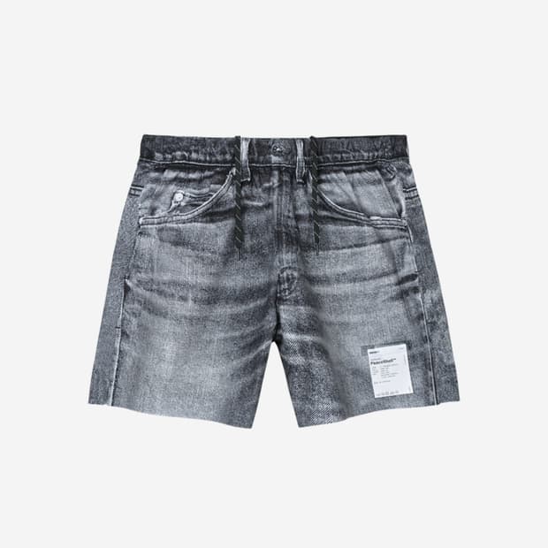 새티스파이 흑청 데님 쇼츠 5인치 XS