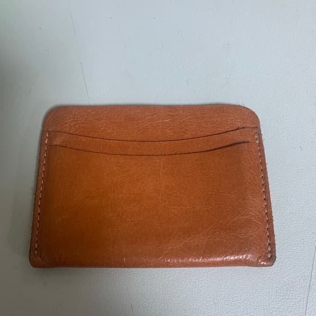 빈티지 레더 카드지갑
