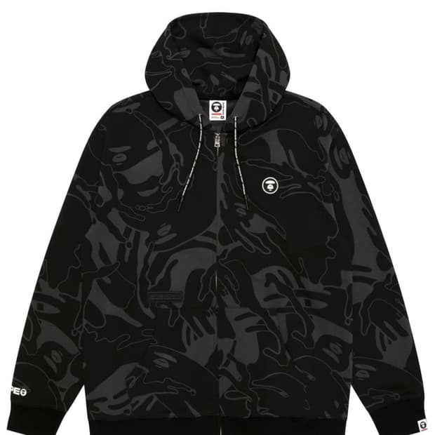 에이프 후드집업 s