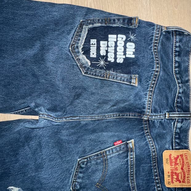 levis 리바이스 리터치 진 550