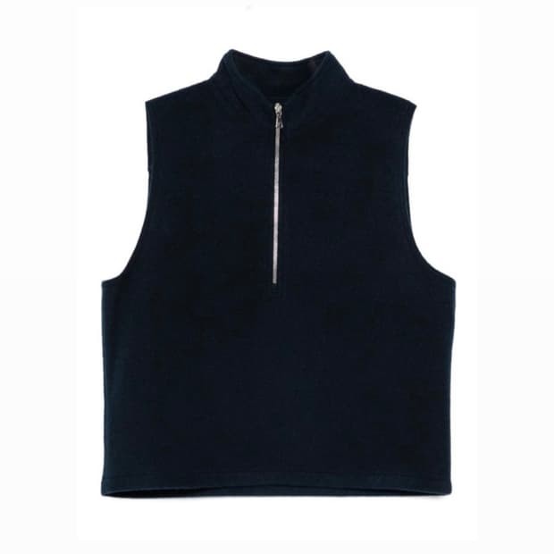 [S,M]리에르 플리스 질레 시티 베스트/네이비