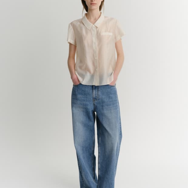 이아 와이드 데님 팬츠 WIDE DENIM PANTS (BLUE)