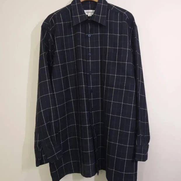 입생로랑 체크 셔츠 100~105