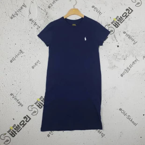 폴로랄프로렌 POLO 반팔 원피스 네이비 M 165/92A 1000442