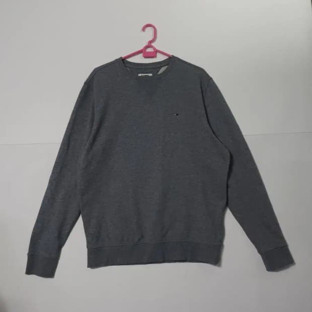 타미힐피거 맨투맨 회색