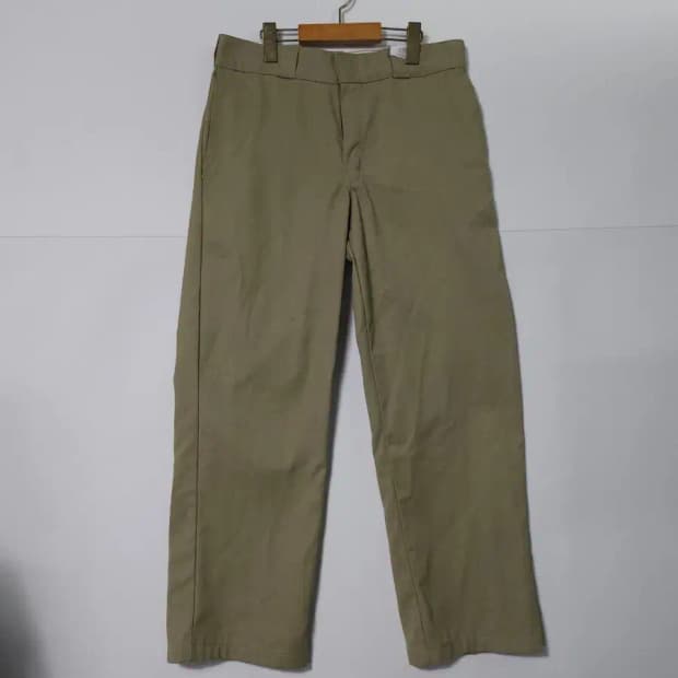 디키즈 카키색 면바지 팬츠