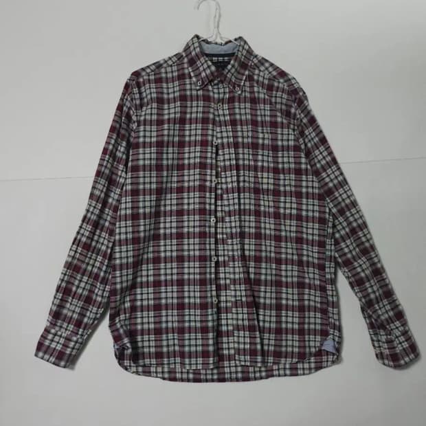 타미힐피거 남방 체크 셔츠 긴팔