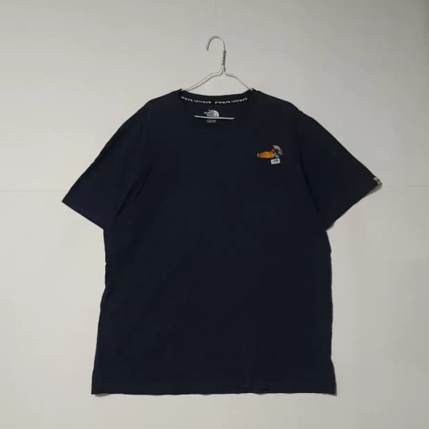 노스페이스 반팔 티셔츠 네이비