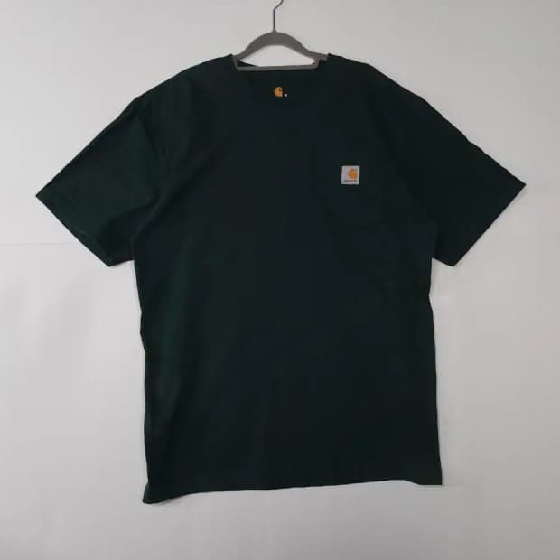 칼하트 포켓 반팔티 그린