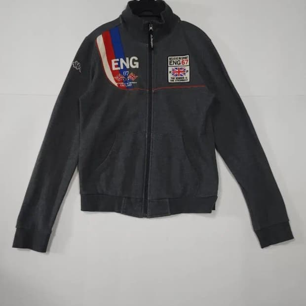 카파 ENG 패치 차콜 그레이 져지