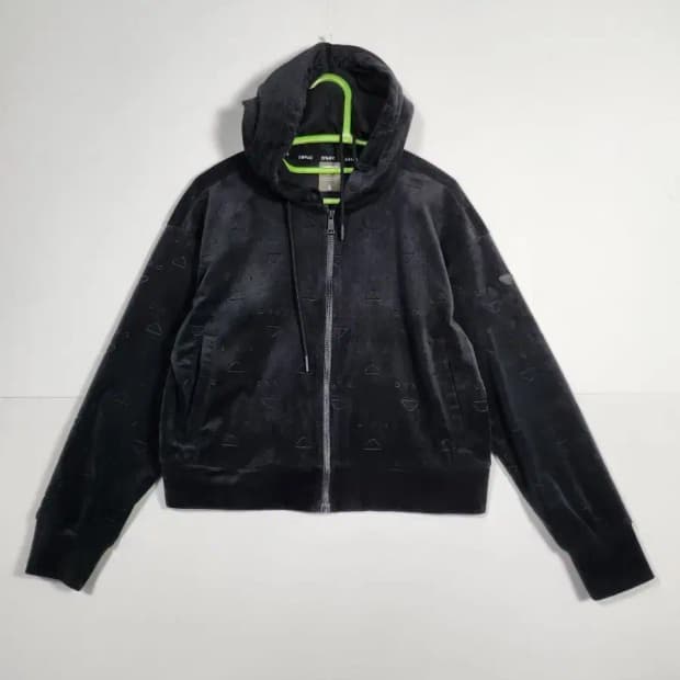 DYNAFIT 다이나핏 블랙 벨벳 후드집업