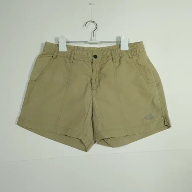 노스페이스 여성 반바지 베이지