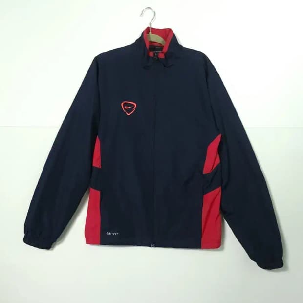 나이키 드라이핏 네이비/레드 바람막이