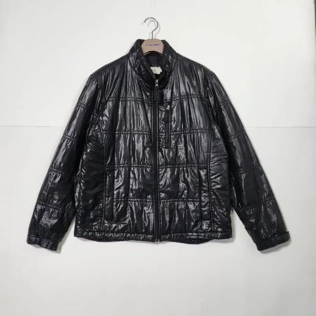 빈폴 블랙 패딩 점퍼